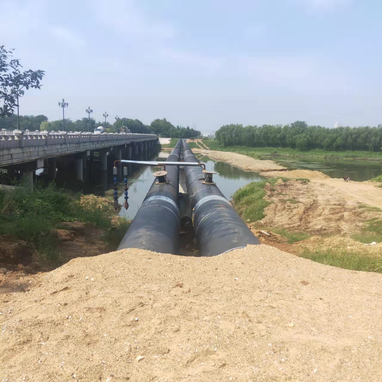 临汾西气东输顶管施工输油管道清洗